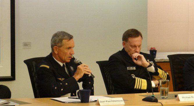 General Jean-Paul Paloméros (NATO); Admiral Michael Rogers (U.S. Cyber Command/NSA)